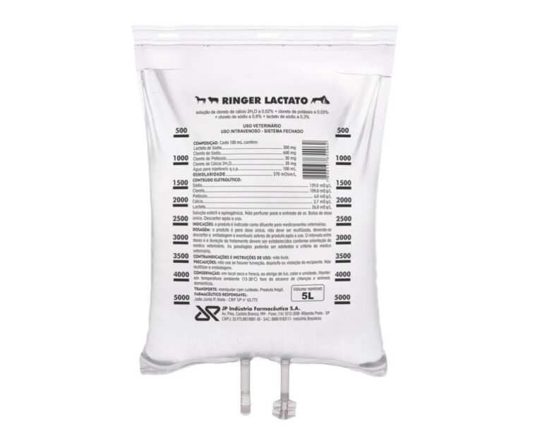Solução de Ringer com Lactato em Sistema Fechado – 5 litros