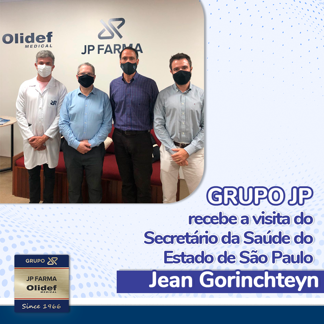 Grupo JP recebe visita do Secretário do Estado de São Paulo Dr. Jean Gorinchteyn